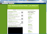 MultiCameraFrame - is a website to share live webcams online! (inurl-multicameraframe-mode.blogspot.com)