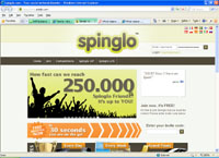 spinglo.com : Spinglo.com - Your social network booster