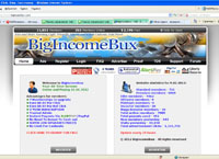 bigincomebux.com : Bigincomebux - Click. View. Earn money
