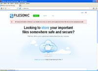 filesonic.com : FileSonic -       