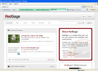RedGage is a website that pays you for your content and monetizes activity (redgage.com)