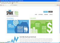 sparkstudios.com : Spark Real Traffic System : A Premium Advertising Network